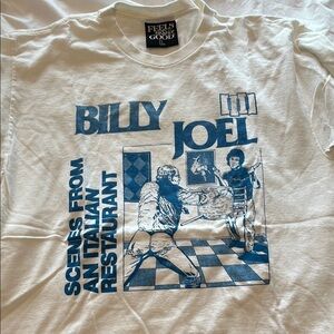 Billy Joel black flag shirt